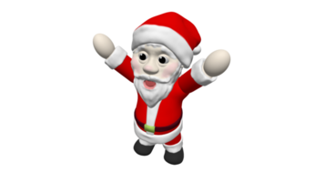 santa cartoon 3d modell spielzeug puppe dolly png