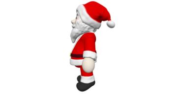 Santa Claus cartoni animati 3d inviare png