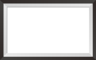 orizzontale foto telaio con nero confine. realistico telaio illustrazione. png