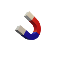 3d geven magneet transparant achtergrond png