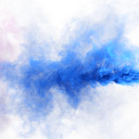 Blue magic fog and fantasy smoke texture in black png