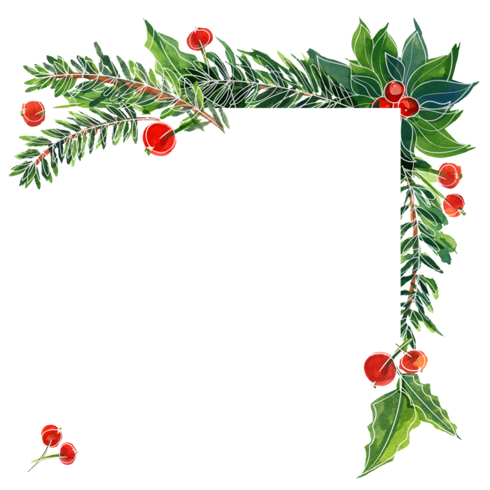 Holly Frame Png Transpa - Infoupdate.org