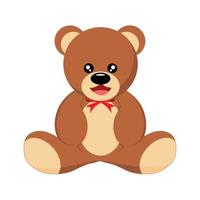 Teddy Bear. A vector illustration of a cute cartoon teddy bear 14325856  Vector Art at Vecteezy