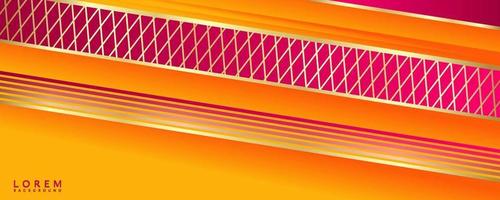 Abstract orange and yellow Background with stripes vector