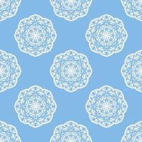 Quatrefoil geometric seamless pattern, background, vector illustration in mint blue, soft turquoise color and white.