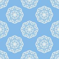 Quatrefoil geometric seamless pattern, background, vector illustration in mint blue, soft turquoise color and white.