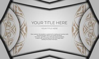 abstract background with ornate pattern vector