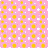 seamless pattern with circles background vector