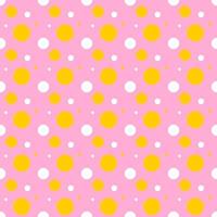 seamless pattern with circles background vector