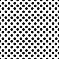 black and white seamless pattern with circles background vector