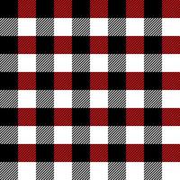 plaid black and red seamless pattern vector