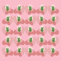 seamless pattern abstract organic shape vector