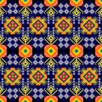 seamless geometric ethnic pattern background vector