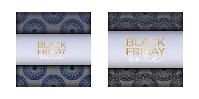 Advertising For black friday beige color with abstract pattern vector