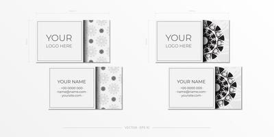 Business card mockup template vector