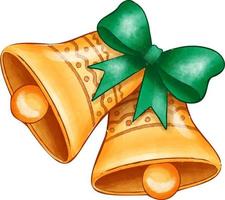 Christmas holiday bells. vector