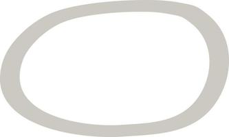 Abstract oval element. vector