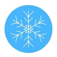 Vector  winter snowflake icon. illustration for web