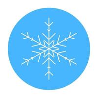 Vector  winter snowflake icon. illustration for web