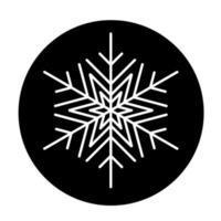 Vector  winter snowflake icon. illustration for web