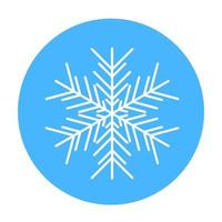 Vector  winter snowflake icon. illustration for web