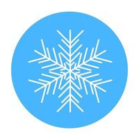 icono de copo de nieve de invierno vectorial. ilustración para web vector