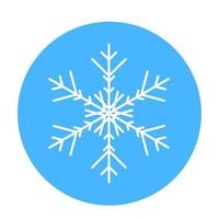 Vector  winter snowflake icon. illustration for web