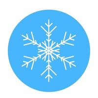 icono de copo de nieve de invierno vectorial. ilustración para web vector