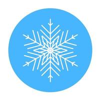 icono de copo de nieve de invierno vectorial. ilustración para web vector