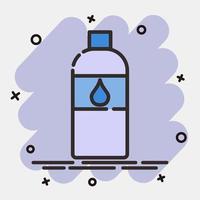 icono de agua. elementos de celebración del día de los muertos. iconos en estilo cómico. bueno para impresiones, carteles, logotipos, decoración de fiestas, tarjetas de felicitación, etc. vector