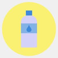 Icon water. Day of the dead celebration elements. Icons in color mate style. Good for prints, posters, logo, party decoration, greeting card, etc. vector