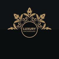 Luxury mandala line art beauty flower background vector design abstract