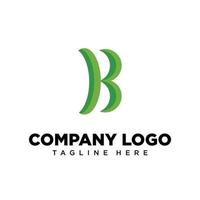 Logo design letter B, suitable for company, community, personal logos, brand logos vector