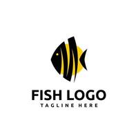 diseño de logotipo de pescado para empresa comercial logotipo logotipo vector icono etiqueta emblema