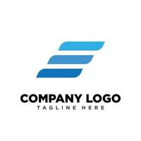 Logo design letter E suitable for company, community, personal logos, brand logos vector