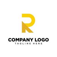 Logo design letter R suitable for company, community, personal logos, brand logos vector