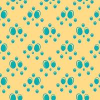 Blue bubbles , seamless pattern on a oker background. vector