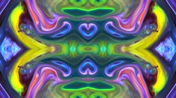 Kaleidoscope Backgrounds Colorful Paint photo