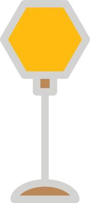 Room standing light, illustration, on a white background.