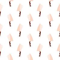 Pink knife ,seamless pattern on white background. vector