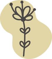 flor de alstroemerias, ilustración, vector sobre fondo blanco.
