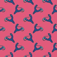 Slingshot toy , seamless pattern on a bright pink background. vector
