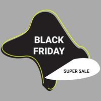 black friday sale background banner template for business promotion vector illustration