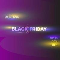 black friday sale background banner template for business promotion vector illustration