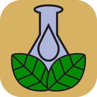 Ecological container, illustration, vector, on a white background. vector