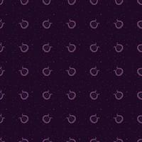 Harp pattern, illustration, vector on white background
