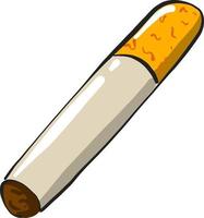 Small cigarette, illustration, vector on white background.