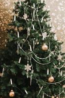 christmas time tree decor photo