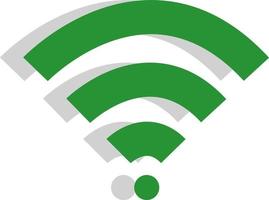 Hotel wifi connection, illustration, vector on a white background.