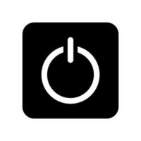 plantillas de diseño de vector de icono de botón de encendido